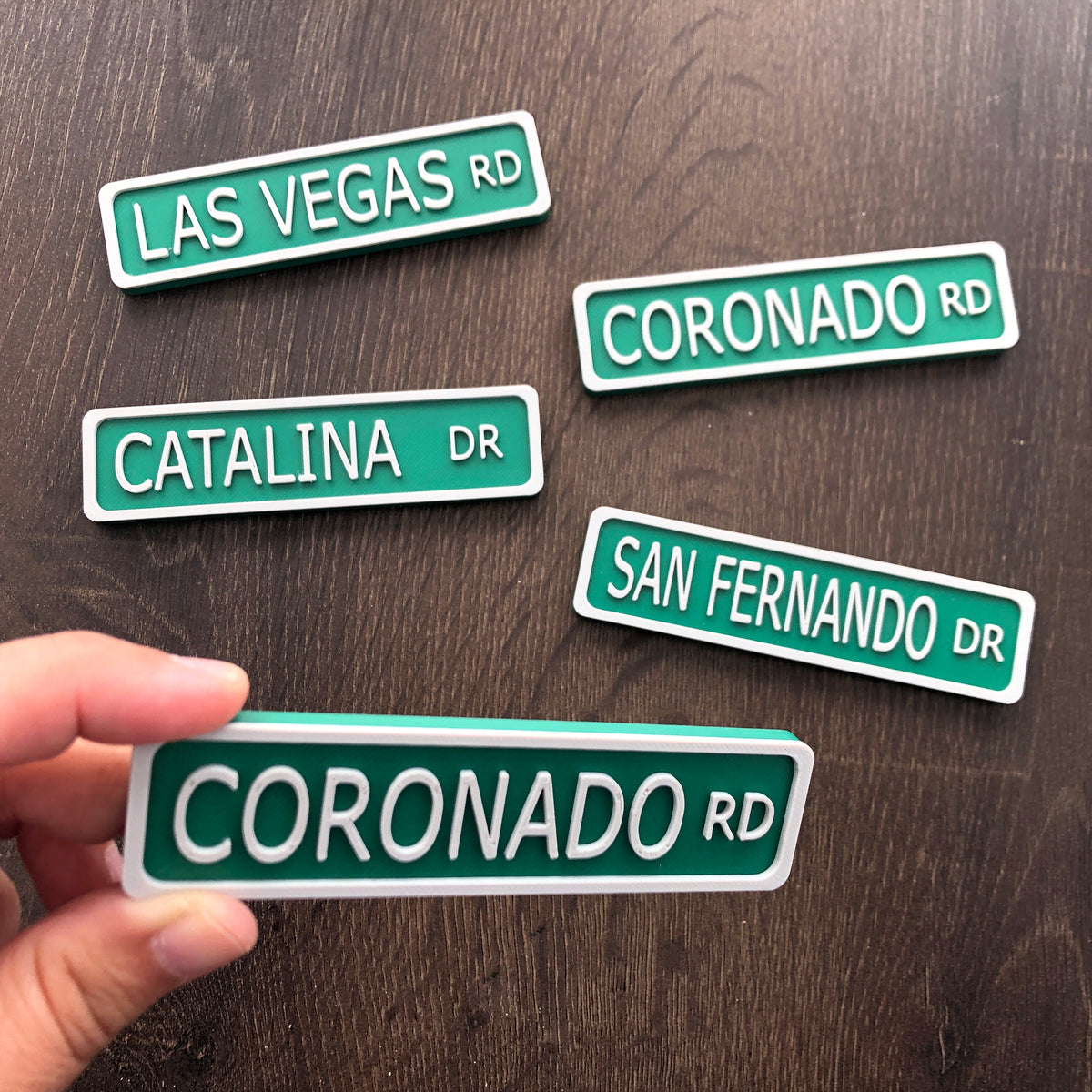 Customized Street Sign Fridge Magnet
