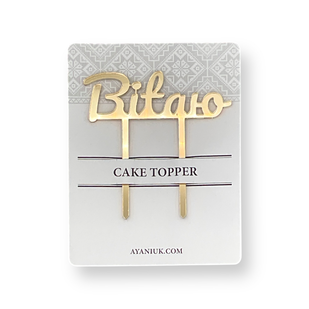 Cake Topper - Вітаю